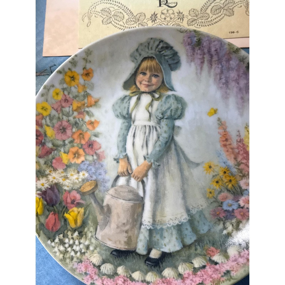 Reco John McClelland Mary Mary Mother Goose Plate 1979 Limited Edition COA Box